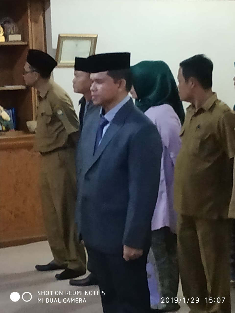 Bupati Masnah Lantik Pejabat Diruang Kerja Dinas