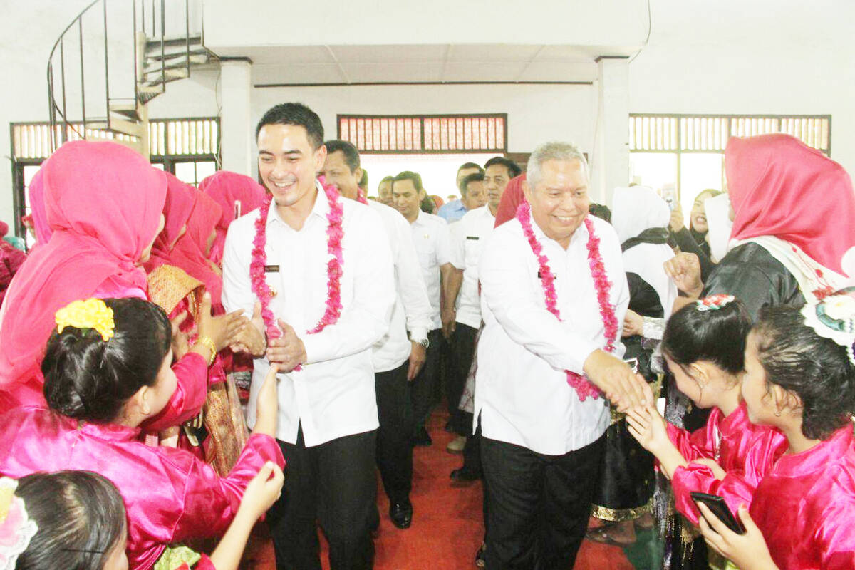 Bupati Safrial Hadiri Peresmian Kampung Pancasila
