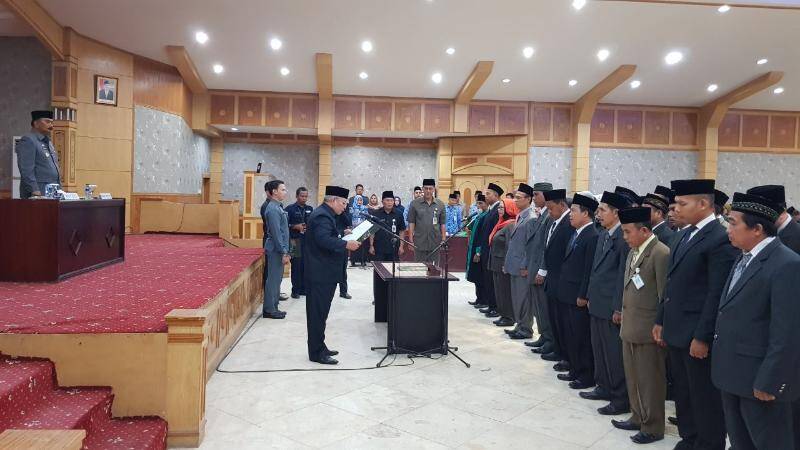 Bupati Safrial Kembali Rotasi 27 Pejabat Eselon