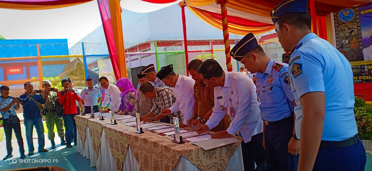 Bupati Tanjabtim Buka Deklarasi Berantas Narkoba di Lapas Klas III Muara Sabak