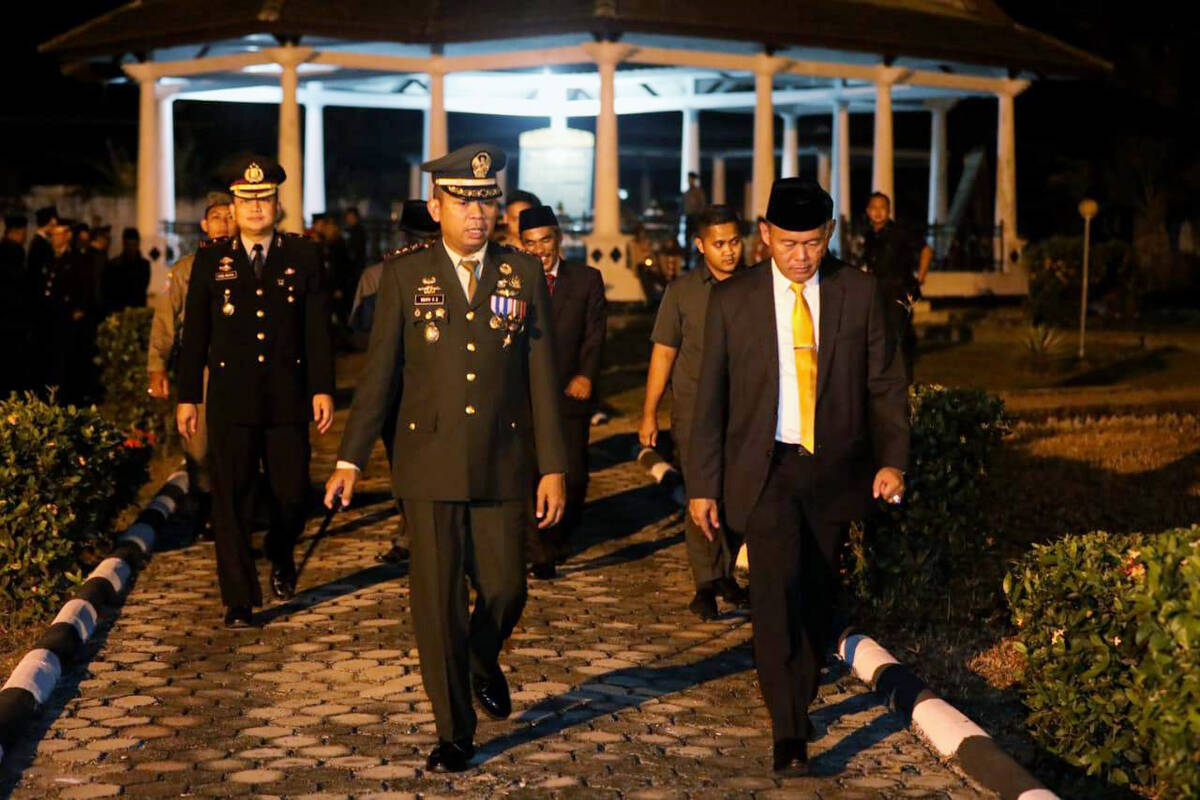 Bupati Tebo Bersama Forkompinda Dan OPD Ikuti Renungan Suci