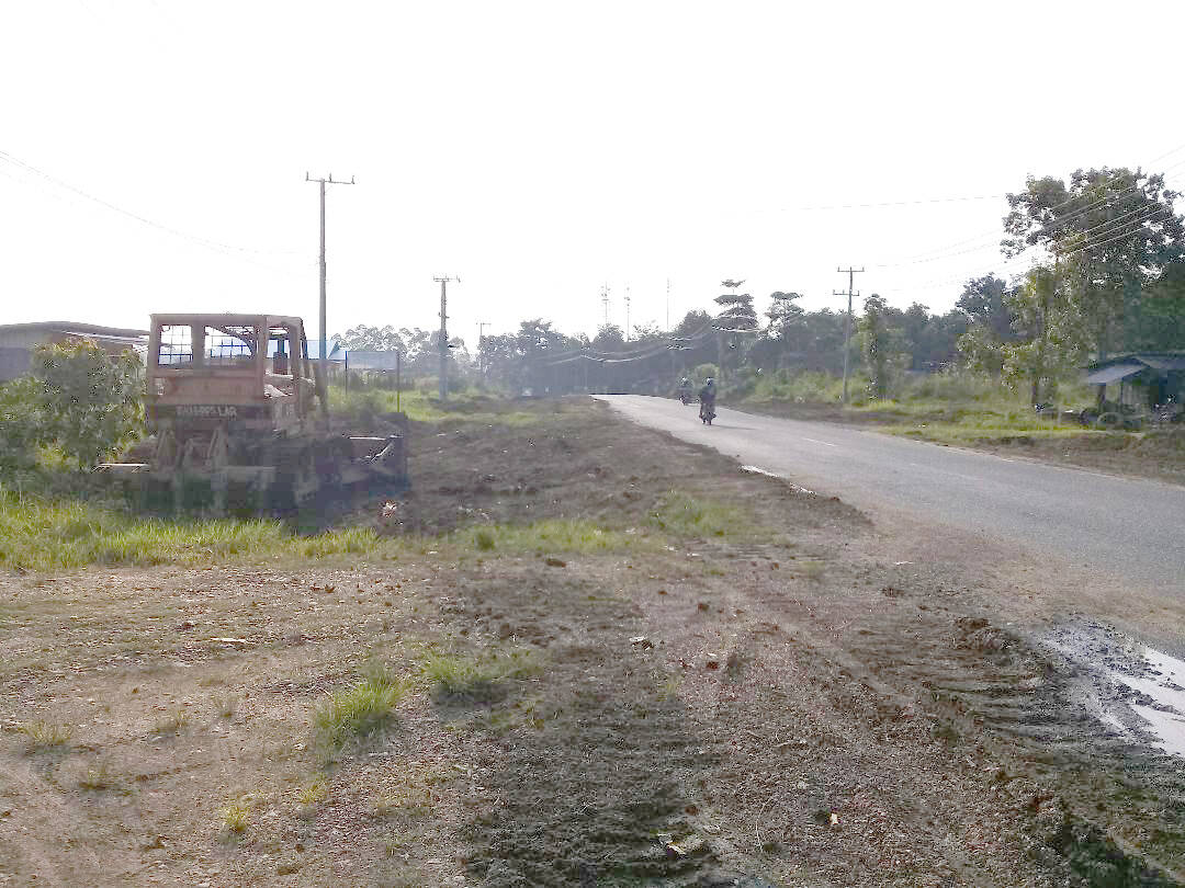 Bupati Tebo, Pengerjaan Pelebaran Jalan 2 Jalur di Percepat