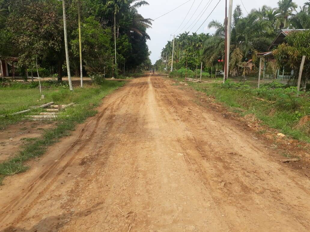 Caleg PAN Scrap Jalan Dendang Sepanjang 6,5 Km
