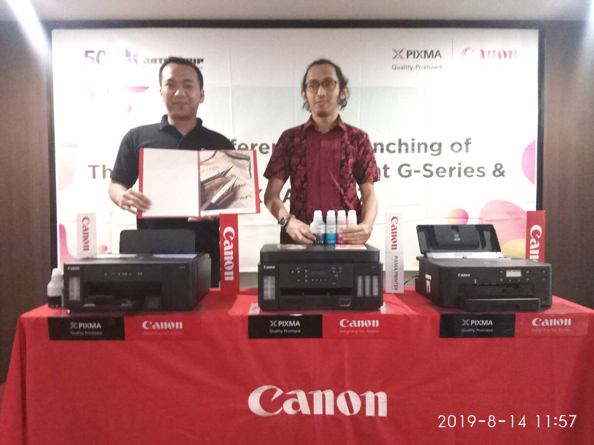 Canon Hadirkan Printer PIXMA Ink Efficient G-series dan Canon PIXMA TS707