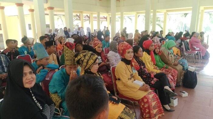 Dalam Rangka HUT Tanjabtim Ke 19, Puluhan Pelajar Tanjabtim Ikuti Seni Budaya Daerah