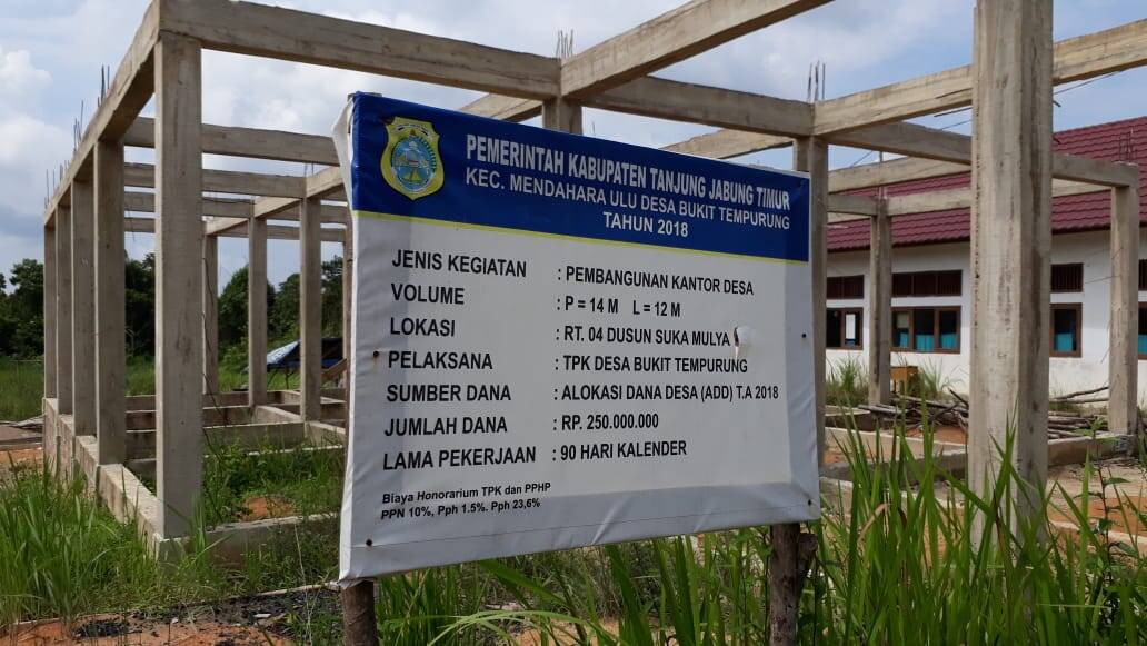 Dana Desa Diduga di Korupsi Oleh Mantan Kades Bukit Tempurung