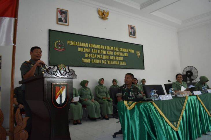Danrem 042/Gapu Jambi Minta Prajurit Berhati-Hati Gunakan MEDSOS