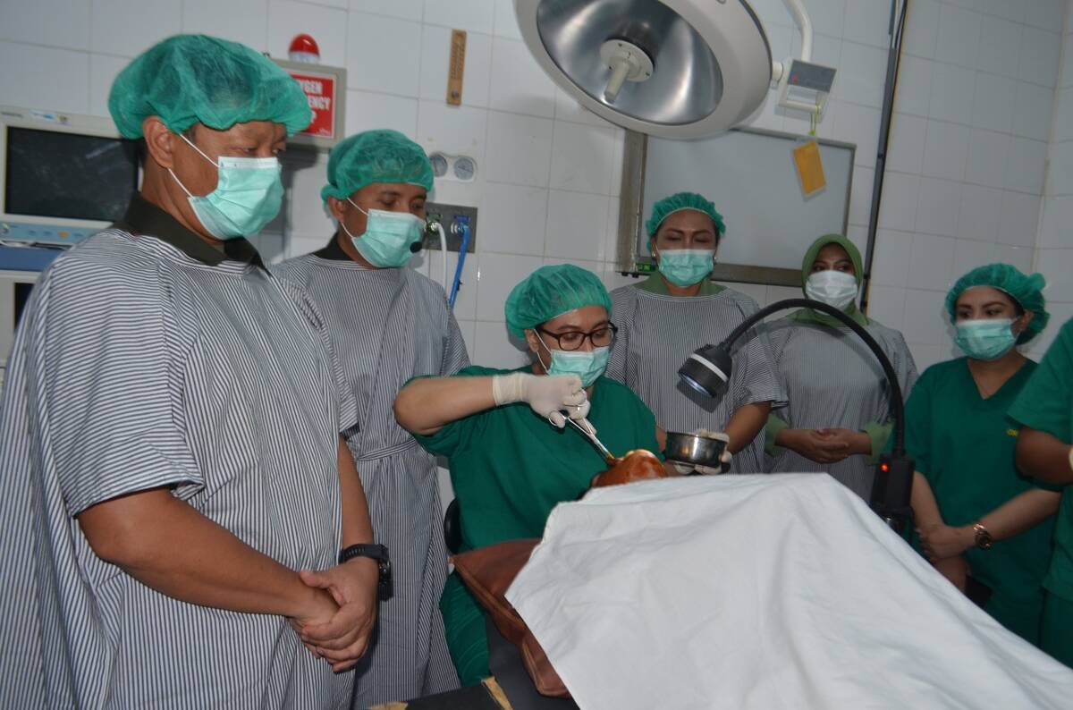 Danrem 042/Gapu Vicon Bersama Kasat Andika Perkasa