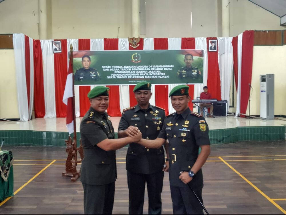 Danrem Garuda Putih Pimpin Sertijab Dandim 0415/Batanghari