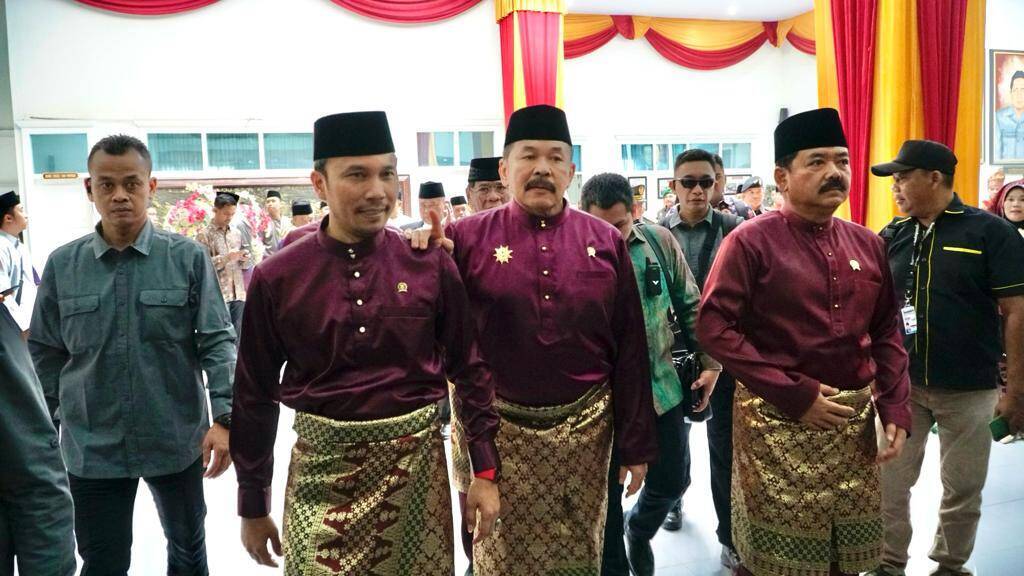 Depan Jaksa Agung dan Menteri Hadi, Edi Purwanto Paparkan Kerja DPRD Jambi