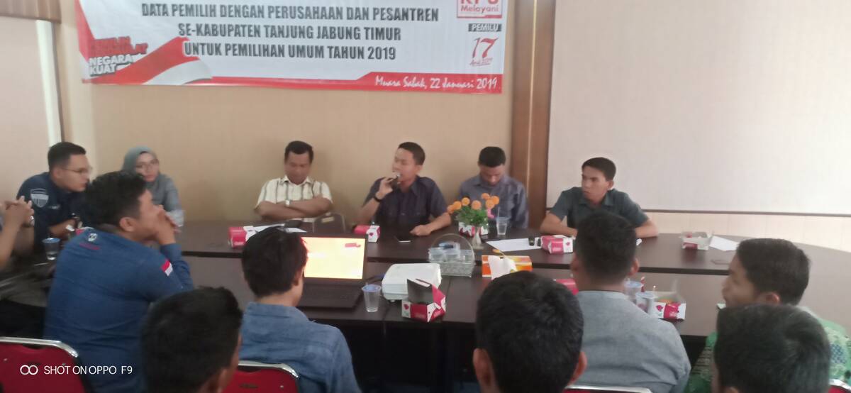 Deteksi Pemilih Dari Luar Daerah, KPU Tanjabtim Undang Perusahaan dan Pesantren