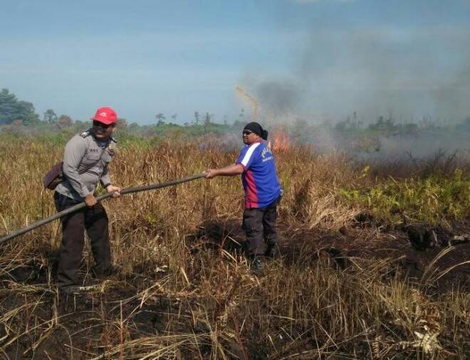 Di Tanjabtim Kembali Ditemukan Dua Titik Api Baru
