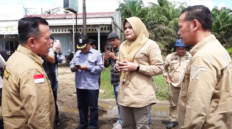 Dillah Hich Bersama Al Haris Tinjau Ruas Jalan Provinsi
