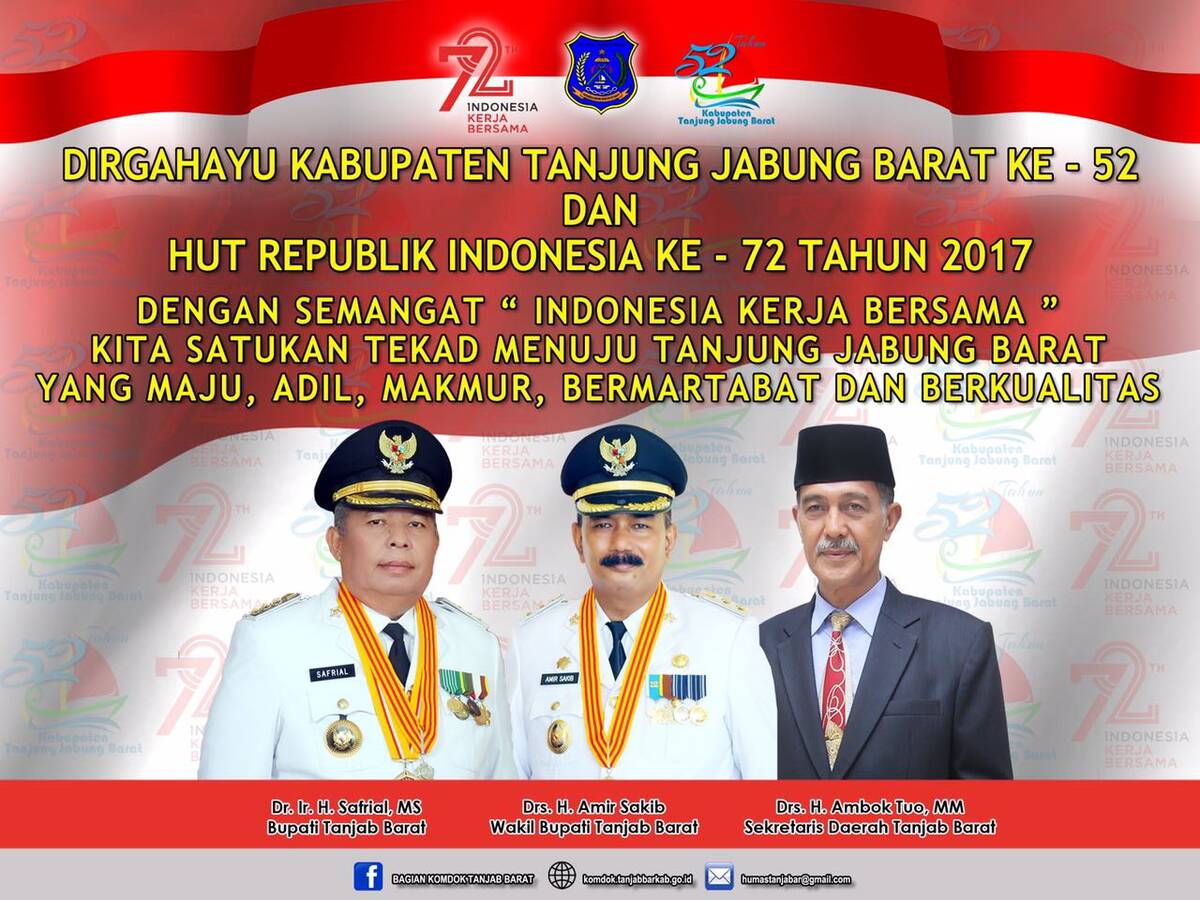 Dirgahayu HUT Tanjabbar ke 52, Dua Tahun Memimpin, Safrial Sukses Operasikan Pelabuhan Roro