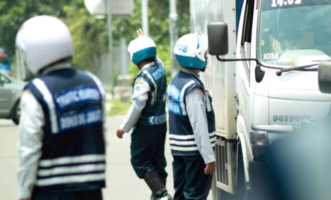 Dishub dan Satlantas Polres Tebo Gelar Razia di Tiga Titik