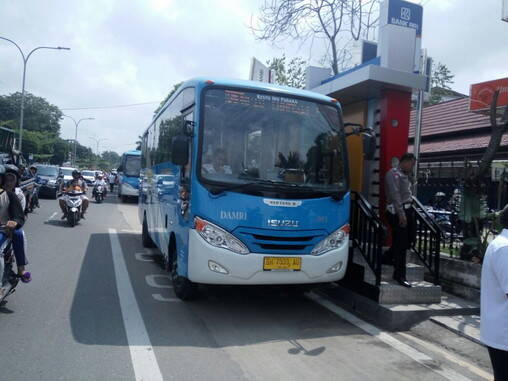 Dishub Evaluasi Rute Bus Massal Trans Siginjai
