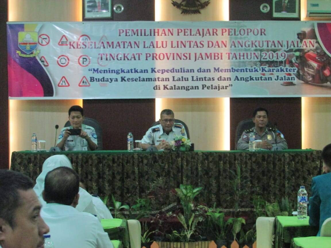 Dishub Gelar Pemilihan Pelopor Keselamatan Lalin Tingkat Jambi
