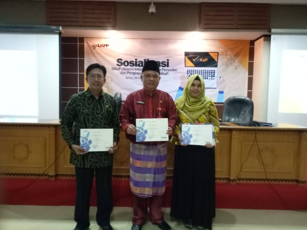 Diskominfo dan LKPP Sosialisasi Sistem Informasi Kinerja Penyedia dan Pengiputan Data di SIKAP