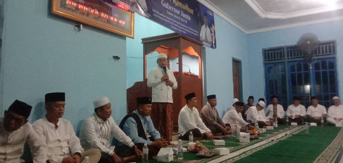 Doa Gubernur Jambi untuk Seluruh Warga Bahar: Insya Allah&#8230;