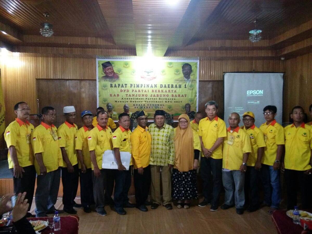DPD Partai Berkarya Tanjabbar Optimis Lolos Verifikasi