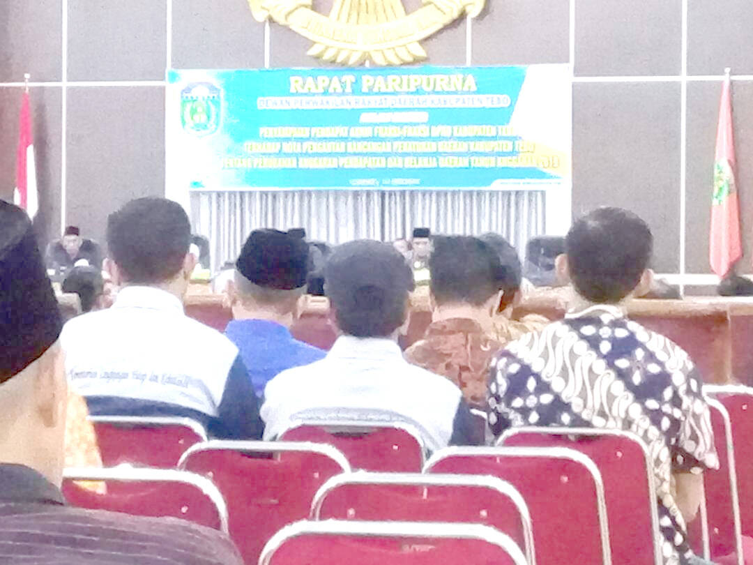 DPR Tebo Sahkan APBD.P 2019, Dengan Sejumlah Catatan