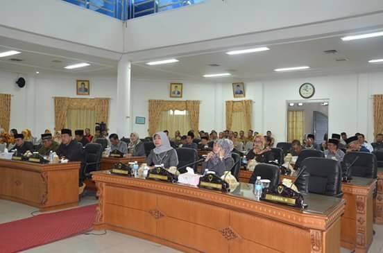 DPRD Batanghari Gelar Paripurna Penyampaian Nota Pengantar Kupa &#038; PPAS 2017