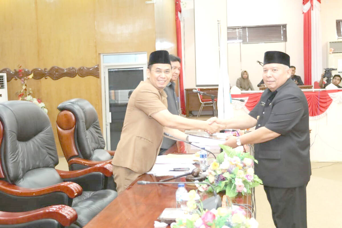 DPRD Gelar Paripurna LKPJ  Bupati Tahun Anggaran 2018