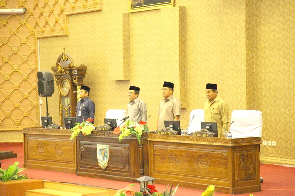 DPRD Kota Jambi Gelar Paripurna Jawaban Eksekutif Terhadap RPJMD