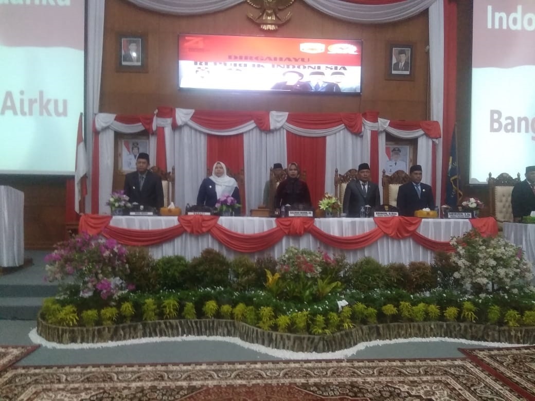 DPRD Muarojambi Gelar Rapat Paripurna Dengarkan Pidato Kenegaraan Presiden Jokowi