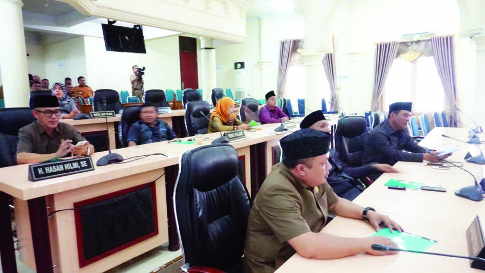 DPRD Sarolangun Gelar Paripurna Tk I Penyampaian Ranperda Kumulatif Terbuka Tahun 2018 Tentang Pembentukan Dua Kecamatan