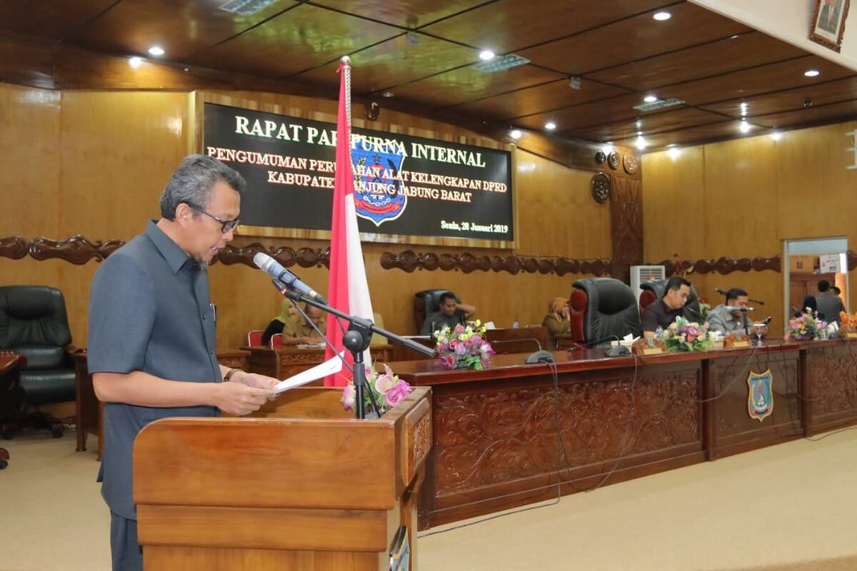 DPRD Tanjab Barat Paripurna Bahas AKD