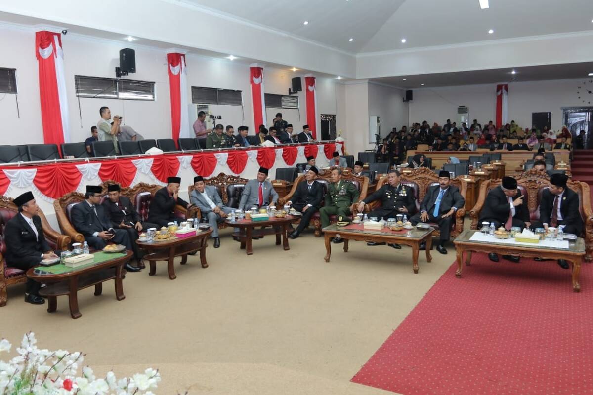 DPRD Tanjabbar Gelar Paripurna Mendengarkan Pidato Kenegaraan