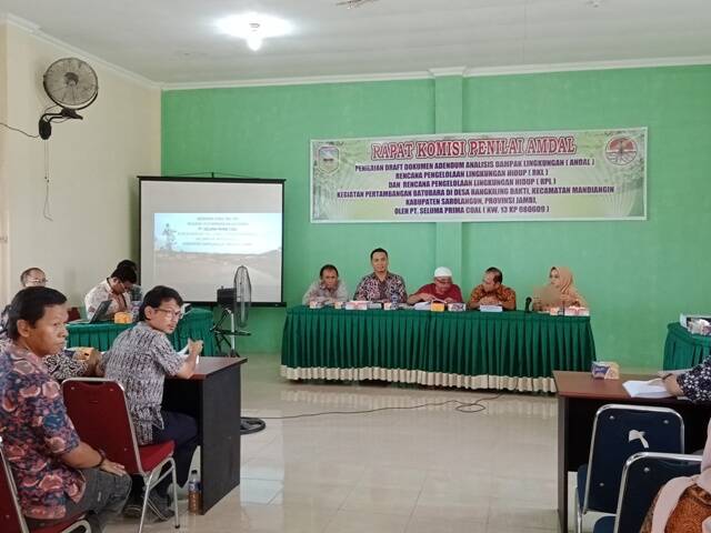 Draft Dokumen Adendum Andal PT SPC Sarolangun Dikaji