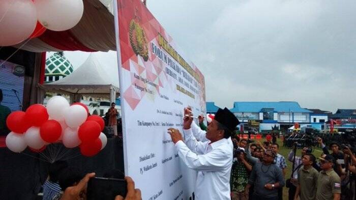 Dua Paslon Wali Kota Jambi Deklarasi Beradab