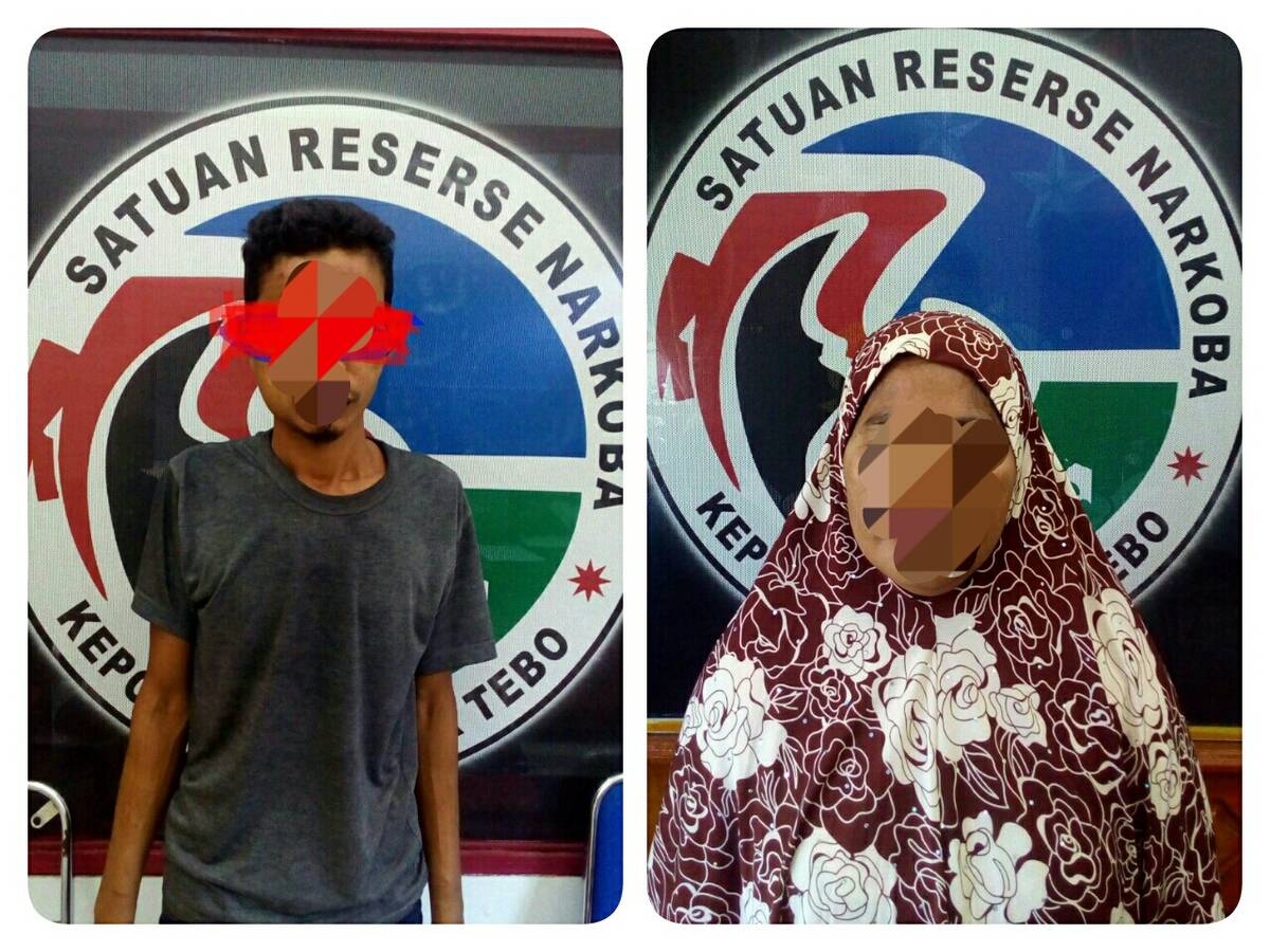 Dua Pengedar Shabu Ditangkap Sat Narkoba Polres Tebo Satu Diantaranya IRT