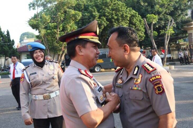 Dua Pju Polda Jambi Resmi Naik Pangkat Bersama 665 Personil