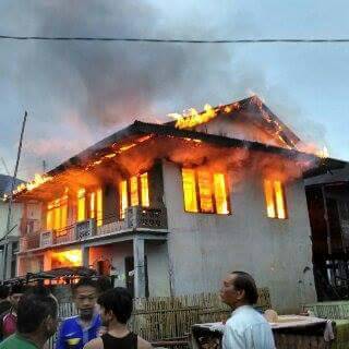 Dua Rumah Warga Siulak Kecil Ludes