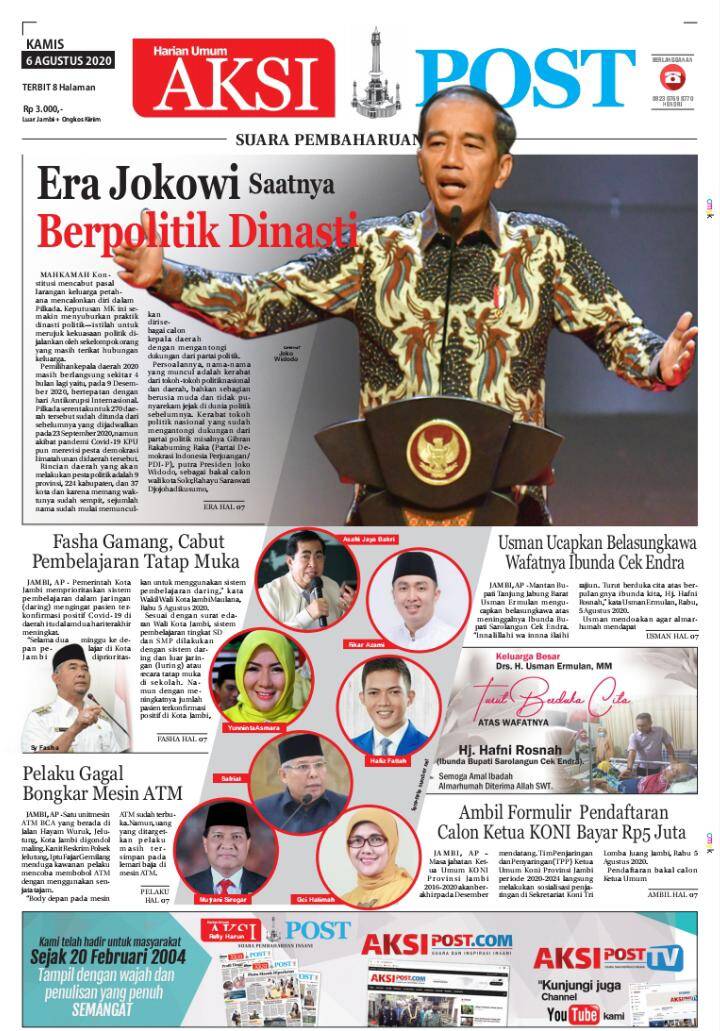 Era Jokowi Saatnya Berpolitik Dinasti