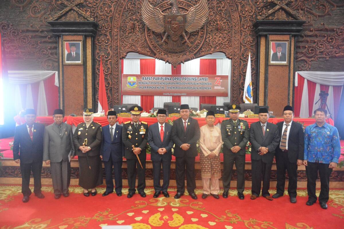 Fachrori Dengarkan Pidato Presiden Penyampaian Nota Pengantar APBN 2020