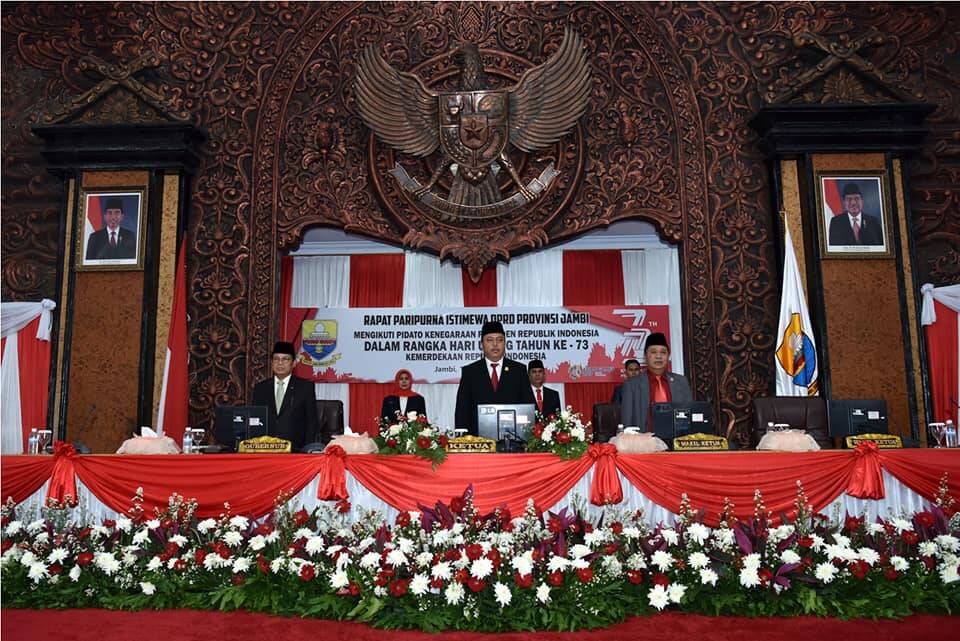 Fachrori Hadiri Rapat Paripurna HUT Ke-73 RI