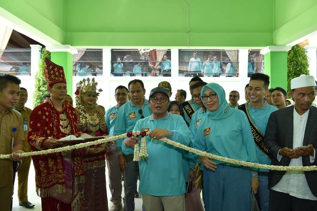 Fachrori Resmikan Gedung Instalasi Rehabilitasi Pengguna Narkoba