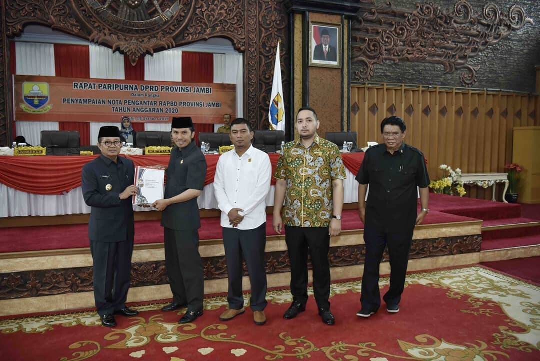 Fachrori Sampaikan Nota Pengantar RAPBD 2020