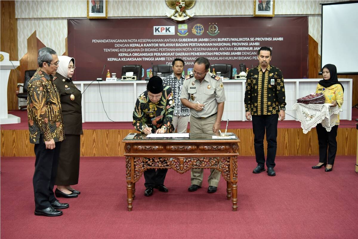 Fachrori Teken Kesepakatan Dengan KPK