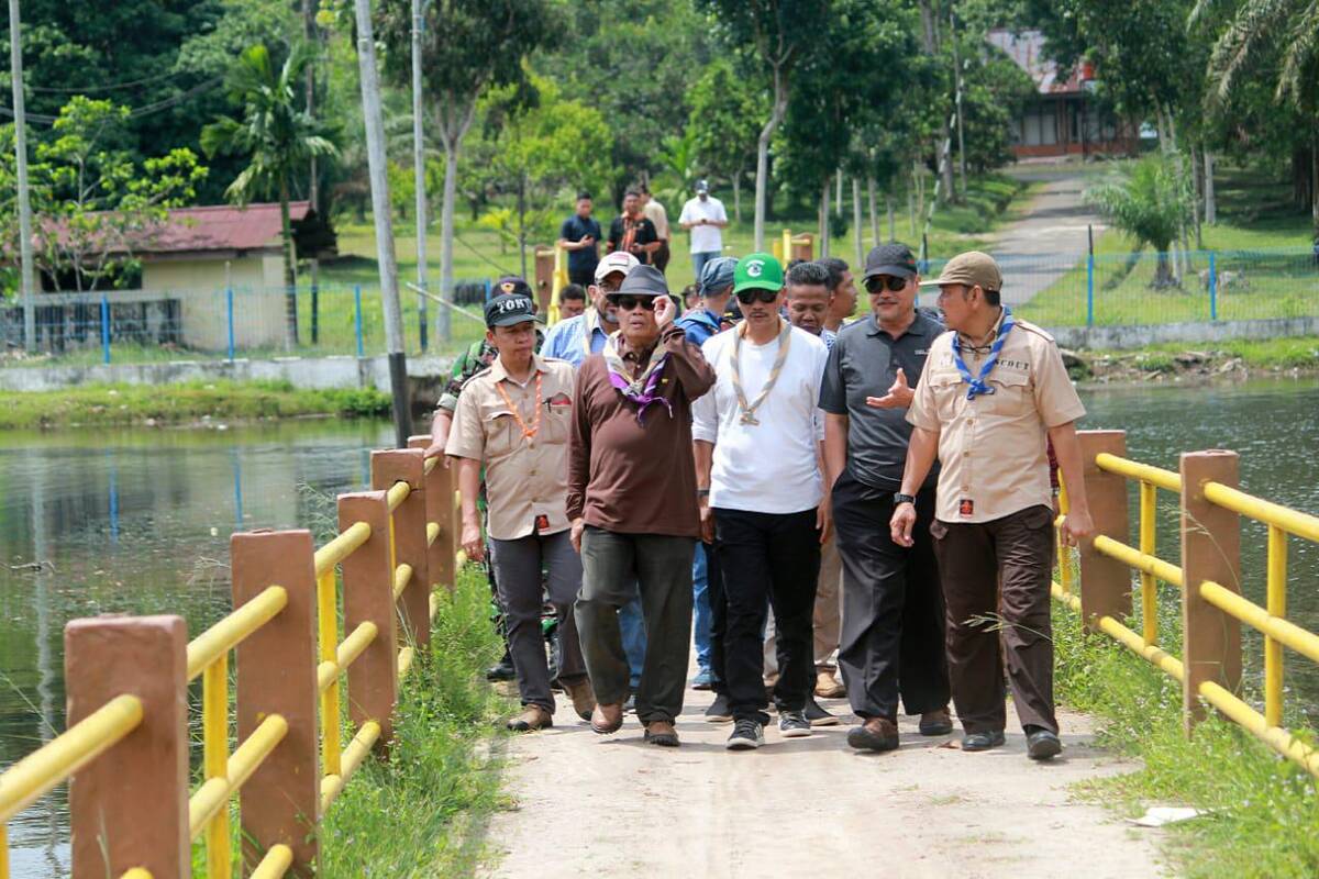 Fachrori Tinjau Komplek Bumi Perkemahan Abdurrahman Sayoety Musa