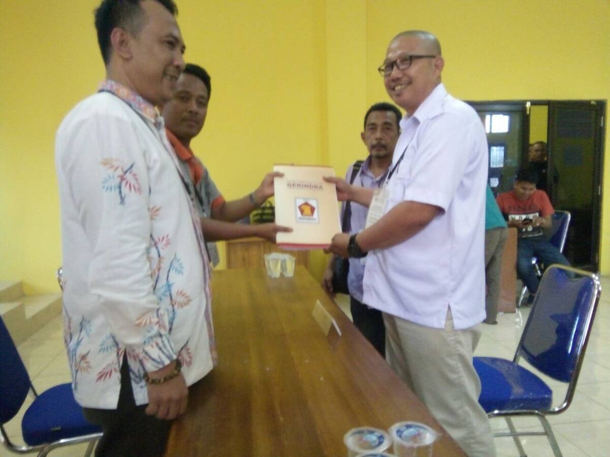 Gerindra Daftar Sebagai Calon Peserta Pemilu 2019 Di KPU Batanghari