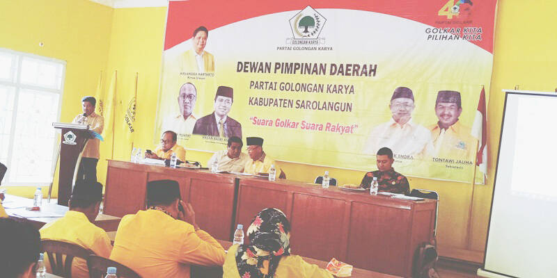 Golkar Sarolangun Incar 10 Kursi Legislatif