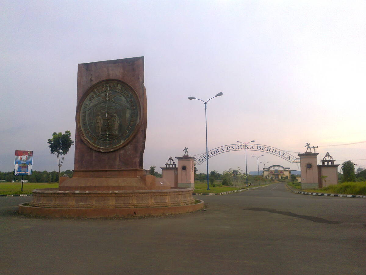 GOR Paduka Berhala Lokasi Karantina