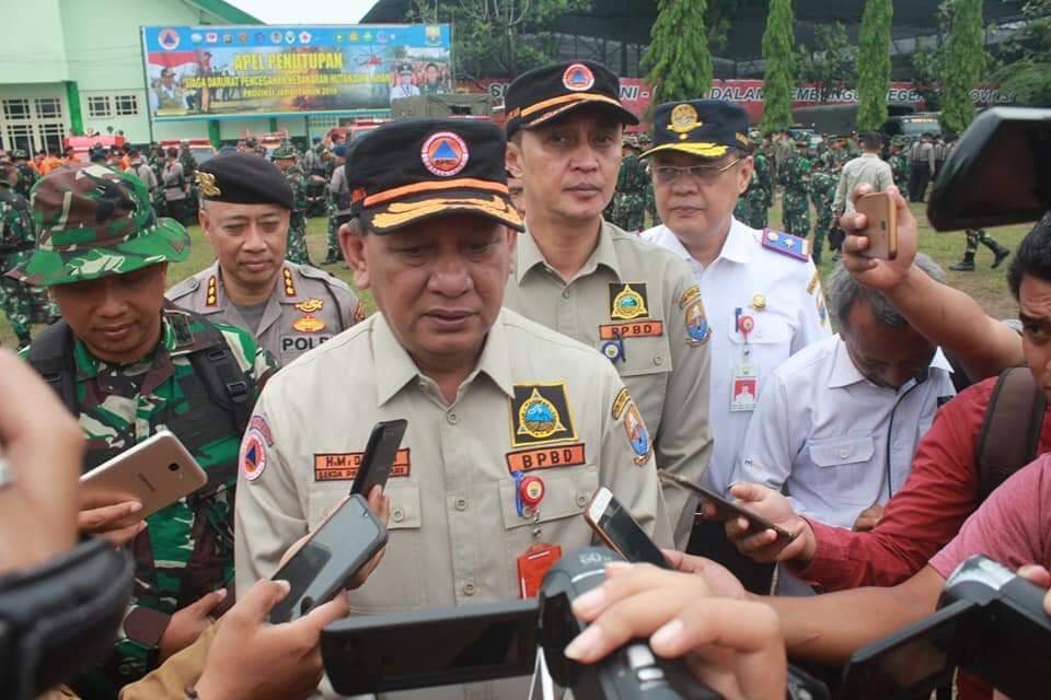 Gubernur Apresiasi Kerja Keras Satgas Penanganan Karhutla
