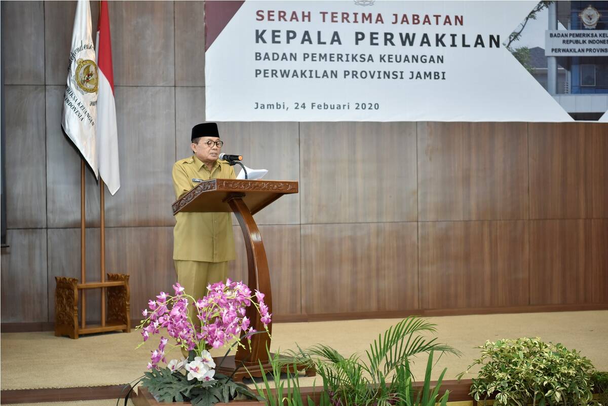 Gubernur Jambi: Pemeriksaan Profesional Baik bagi Tata Kelola Keuangan