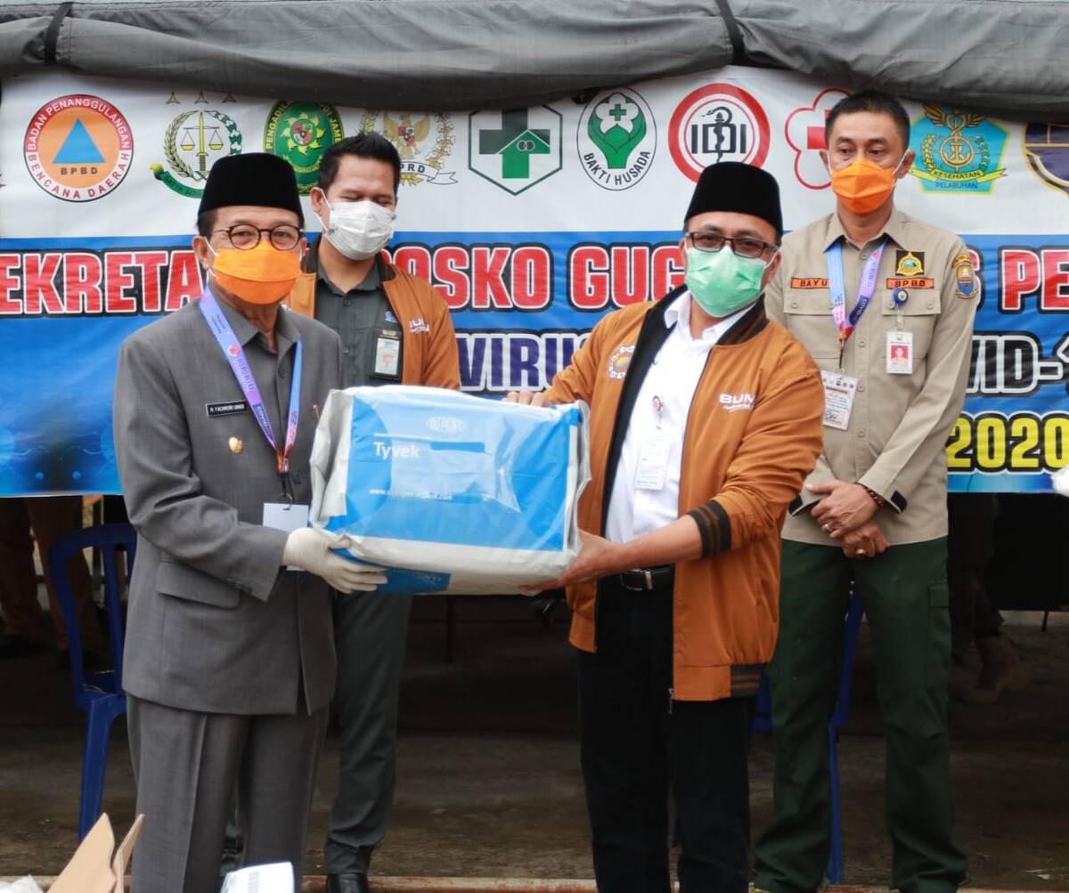 Gubernur Jambi Terima Bantuan Penanganan Covid-19 dari Forum BUMN